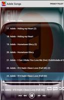 Adele Songs स्क्रीनशॉट 1