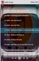 Adele Songs capture d'écran 2