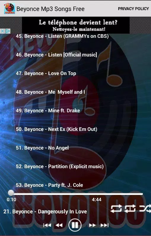 Beyonce Mp3 Songs Free APK for Android Download