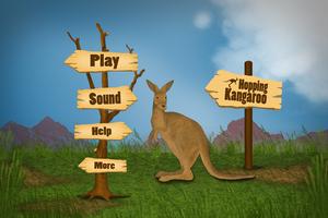 Hopping Kangaroo poster