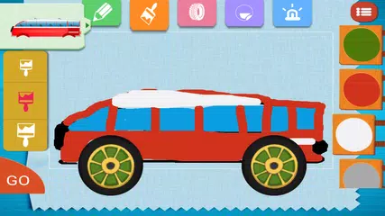 Kids Bus & Vehicles Coloring D APK download