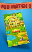 Fruits Veggies Blast Match 3 poster
