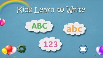 Learn to Write Letters Numbers 海报