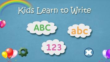 Learn to Write Letters Numbers الملصق