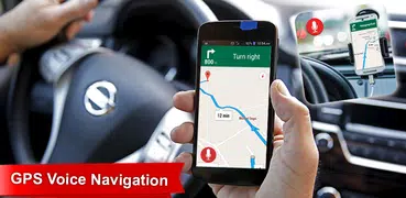 Voz Navegação Direção - GPS Pasta Condução Rota