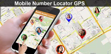 Móvel número localização em mapa: GPS telefone