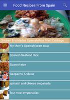 Food Recipes From Spain Affiche