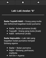 Poster Kumpulan Nama-nama Bayi