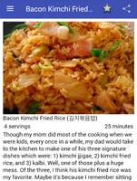 Korean Food Kimchi screenshot 1