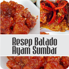 Resep Balado Ayam Sumbar ไอคอน