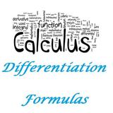 Maths Differentiation Formulas icône