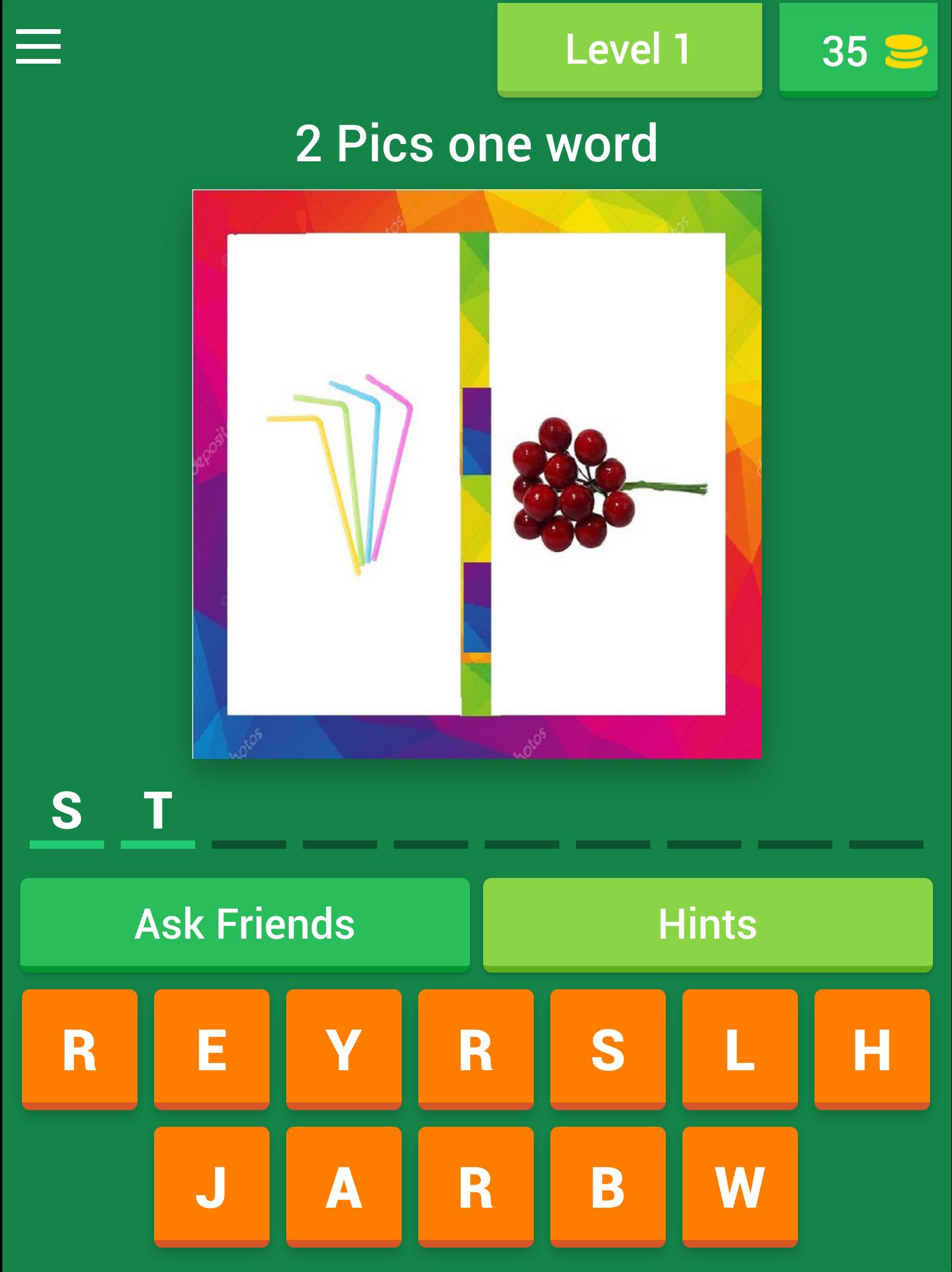 2 Pic One Word Guess - Fun Words Quiz Game APK for Android Download