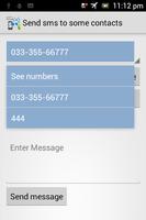 Test Send sms to all contacts imagem de tela 2