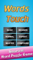 Word Puzzle Game: Words Touch Affiche