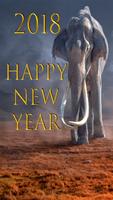 Happy new year 2018 wallpapers Affiche