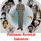 Pahlawan Nasional Teks ikona