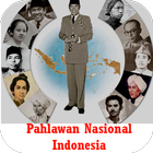 Pahlawan Nasional Teks ícone
