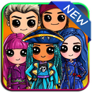 How to draw Disney Descendants APK