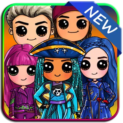 How to draw Disney Descendants APK for Android Download