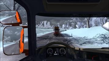 برنامه‌نما Truck Simulator Snow Transport عکس از صفحه