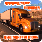 American Truck Traffic Mode Zeichen