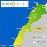 Météo au Maroc Plakat