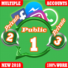 Multiple Account : Multi space - Parallel app-icoon
