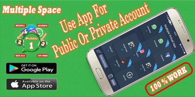 Multiple Account : Multi space - Parallel app screenshot 3