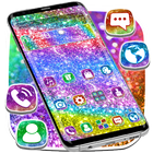 Multi Color Glitter Theme icône