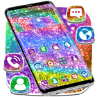 Multi Color Glitter Theme icon