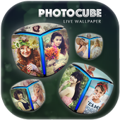 3D Photo Cube live wallpaper icon