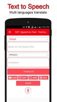 S2T: भाषण सेवा मेरे पाठ - टेक्स्ट सेवा मेरे आवाज़ पोस्टर