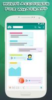 Multi accounts for whatsapp capture d'écran 1