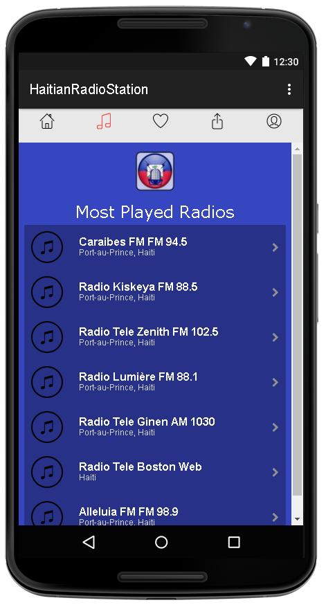 Haitian Radio Station APK pour Android Télécharger