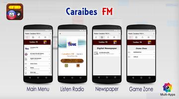 Radio Caraibes FM Haiti - RTVC Affiche