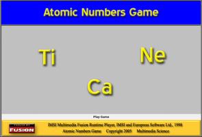 Chemistry - Atomic Number Game poster