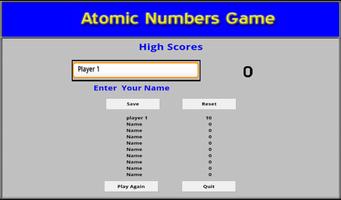 Chemistry - Atomic Number Game screenshot 3