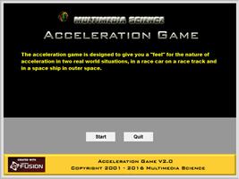 Physics - Acceleration Game Cartaz