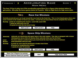 Physics - Acceleration Game capture d'écran 1