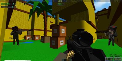 Blocky Party War Multiplayer الملصق