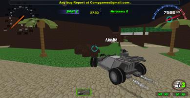 Combat Pixel Vehicle Zombies Multiplayer Affiche