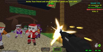 Combat Pixel Vehicle Zombies Multiplayer capture d'écran 1