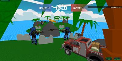 Pixel military vehicle battle imagem de tela 2