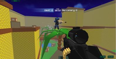 Blocky Combat SWAT 3 पोस्टर