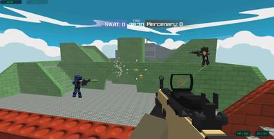 Blocky Combat SWAT 3 capture d'écran 1