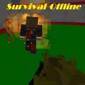 Combat Pixel SWAT  &amp; Zombies Offline icon