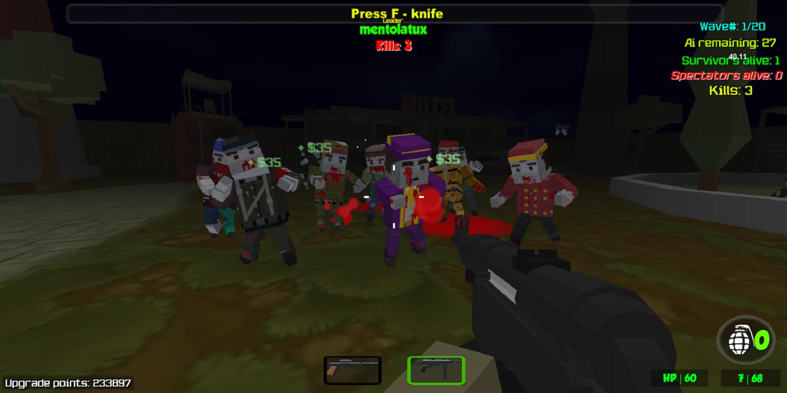 Pixel Gun Warfare 2 Zombie Attack Multiplayer For Android - roblox zombie attack wave 60