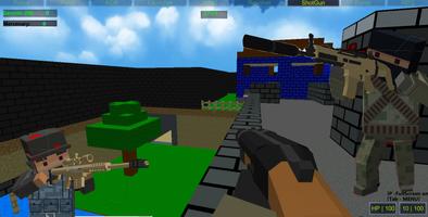 Pixel Military VS Zombies captura de pantalla 2