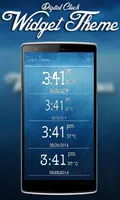 Digital Clock Widget Themes syot layar 7