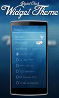 Digital Clock Widget Themes syot layar 3